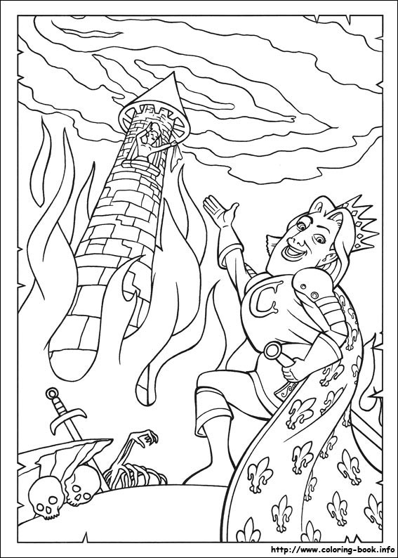 Shrek the Third coloring picture